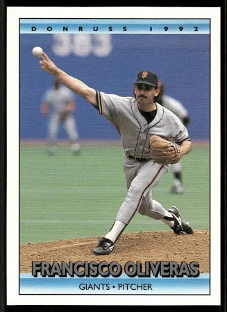1992 Donruss Francisco Javier Oliveras Baseball Card #702