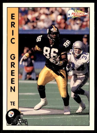1991 NFL Pro Set Eric Green Football Card #257