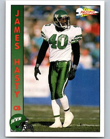 1992 Pacific James Hasty Football Card #554