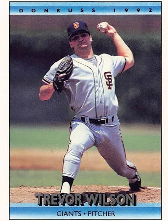 1992 Donruss Trevor Kirk Wilson Baseball Card #575