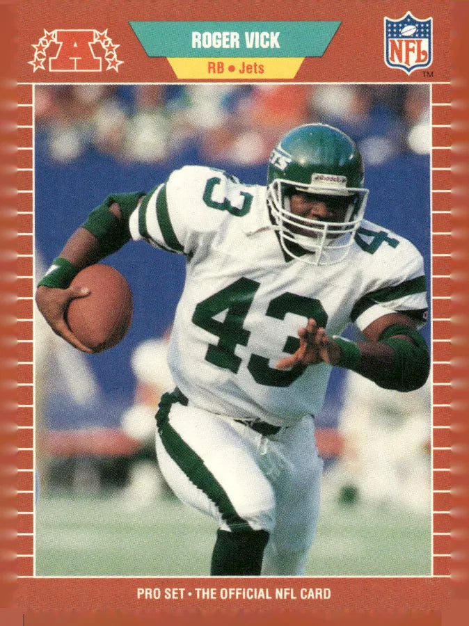 1989 NFL Pro Set Roger Vick Football Card #310