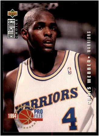 1994 Upper Deck Collectors Choice 1994 Pro Files Chris Webber Basketball Card #200