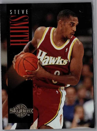 1995 Skybox Steve Smith Basketball Card #205