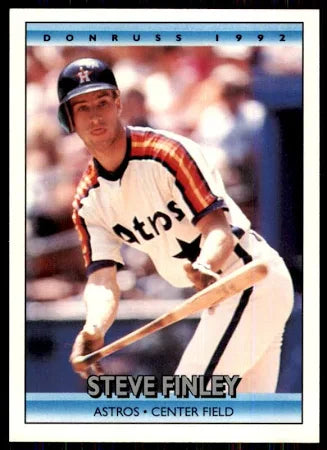 1992 Donruss Steven Allen Finley Baseball Card #197