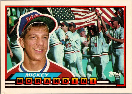 1989 Topps Michael Robert Morandini Baseball Card #162