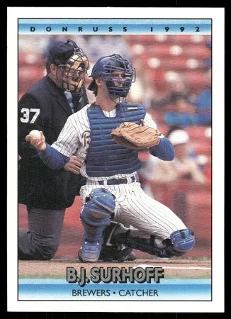 1992 Donruss William James Surhoff Baseball Card #70