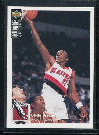 1994 Upper Deck Collectors Choice Clyde Drexler Basketball Card #22