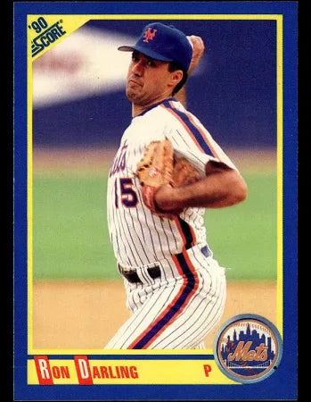1990 Score Ron Darling Baseball Card #446