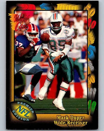 1991 AAA Sports Wild Card Mark Duper Football Card #16