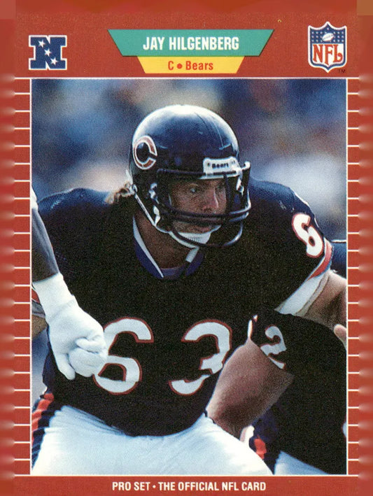 1989 NFL Pro Set Jay Hilgenberg Football Card #42