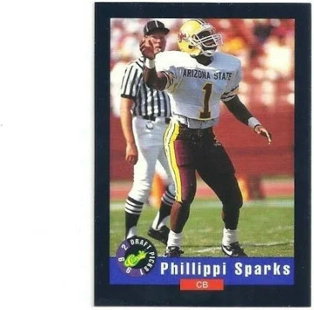 1992 Classic Draft Picks Phillippi Sparks Football Card #17