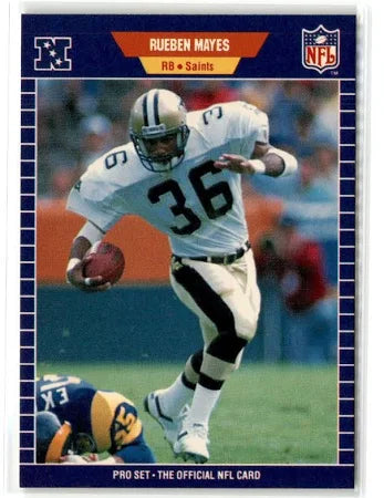 1989 NFL Pro Set Rueben Mayes Football Card #273