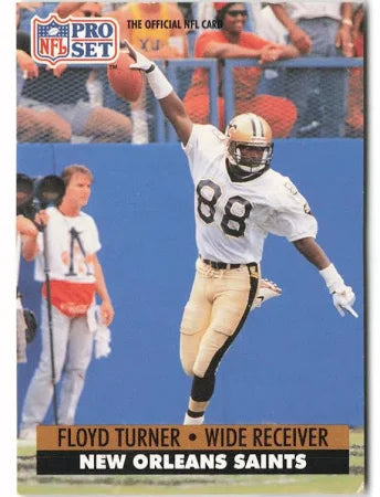 1991 NFL Pro Set Floyd Turner Football Card #839