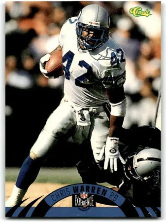 1995 Classic Chris Warren Football Card #15