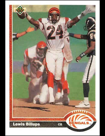 1991 Upper Deck Lewis Billups Football Card #368