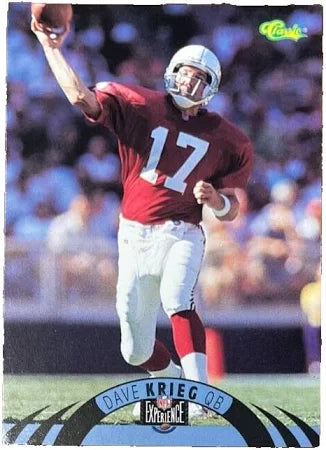 1995 Classic Dave Krieg Football Card #54