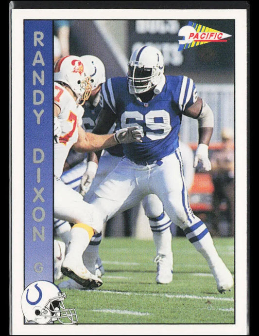 1992 Pacific Randy Dixon Football Card #448