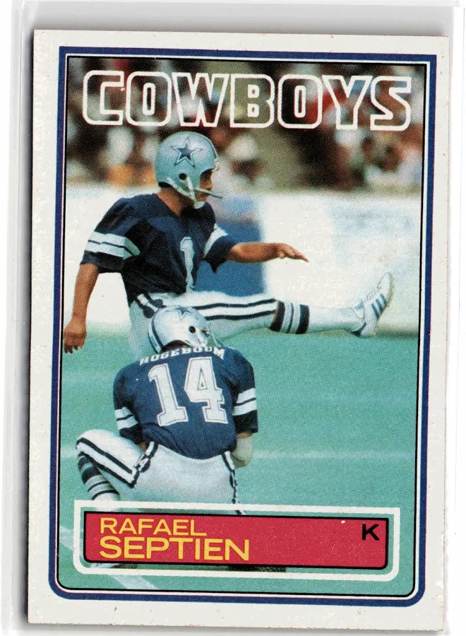 1983 Topps Rafael Septien Football Card #52