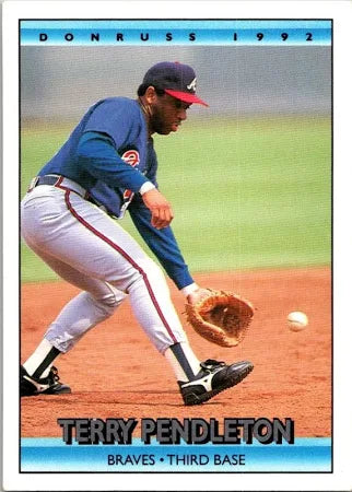 1992 Donruss Terry Lee Pendleton Baseball Card #237