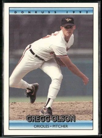 1992 Donruss Gregg William Olson Baseball Card #110