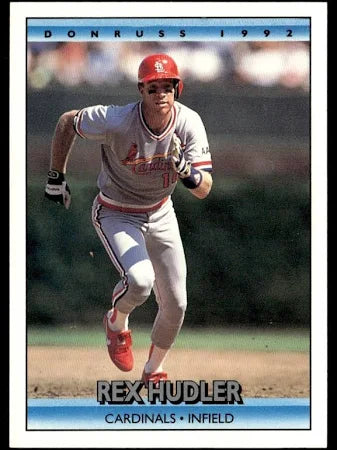 1992 Donruss Rex Allen Hudler Baseball Card #438