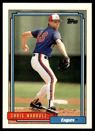 1992 Topps Chris Nabholz Baseball Card #32