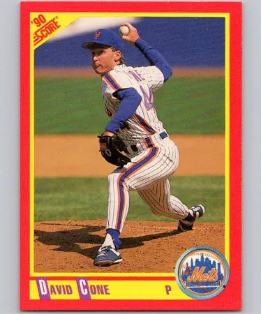 1990 Score David Cone Baseball Card #430