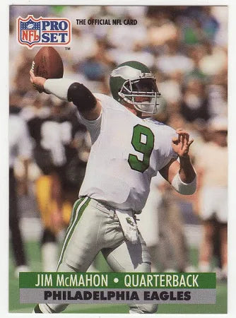 1991 NFL Pro Set Jim McMahon Football Card #842