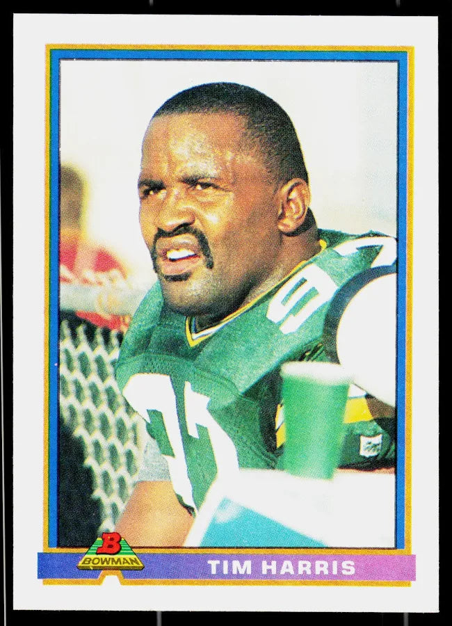 1991 Bowman Tim Harris Football Card #174