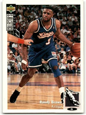 1994 Upper Deck Collectors Choice Randy Brown Basketball Card #95