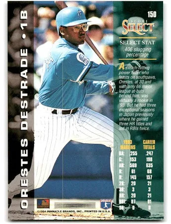 1994 Score Select Orestes Destrade Baseball Card #150