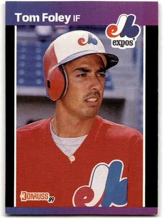 1989 Donruss Thomas (Tom) Michael Foley Baseball Card #342