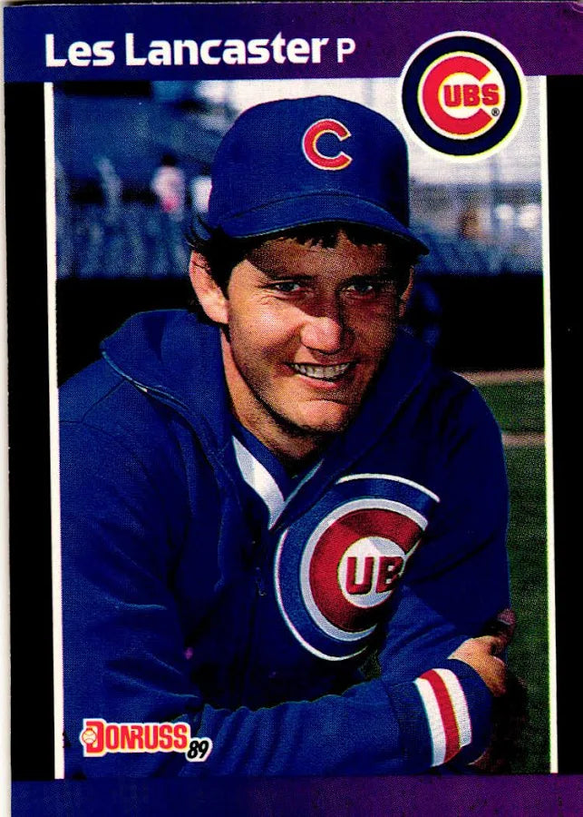 1989 Donruss Lester (Les) Wayne Lancaster Baseball Card #341