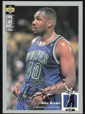 1994 Upper Deck Collectors Choice Mike Brown Baseball Card #84