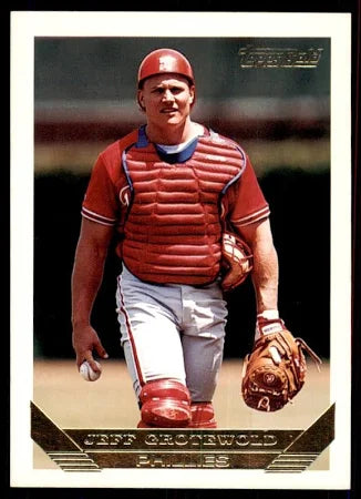 1993 Topps Jeff Grotewold Baseball Card #72