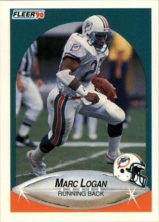 1990 Fleer Marc Logan Football Card #243