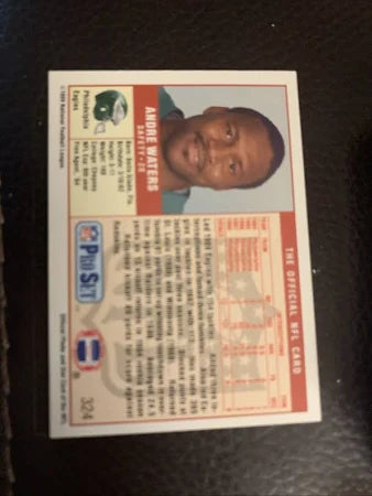 1989 NFL Pro Set Andre Waters Football Card #324