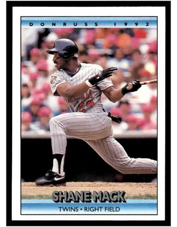 1992 Donruss Shane Lee Mack Baseball Card #345