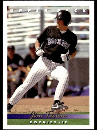 1993 Upper Deck Jim Tatum Baseball Card #761