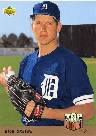 1993 Upper Deck Top Prospect Rick Greene Baseball Card #446