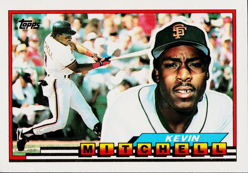 1989 Topps Kevin Darnell Mitchell Baseball Card #129