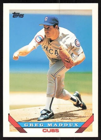 1993 Topps Greg Maddux Baseball Card #183
