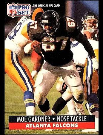 1991 NFL Pro Set Moe Gardner Football Card #816