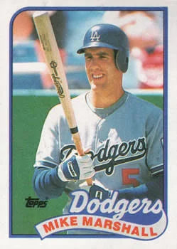 1989 Topps Mike Marshall Baseball Card #582