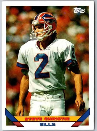 1993 Topps Steve Christie Football Card #361