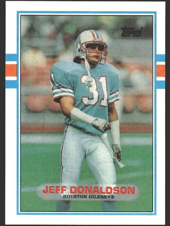 1989 Topps Jeff Donaldson Football Card #100