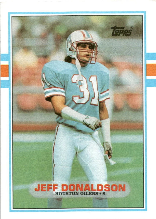 1989 Topps Jeff Donaldson Football Card #100