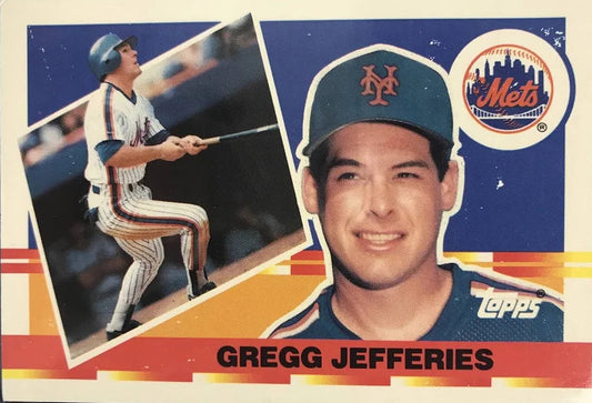1990 Topps Gregory Scott Jefferies Baseball Card #57