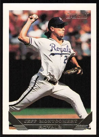 1993 Topps Jeff Montgomery Baseball Card #130