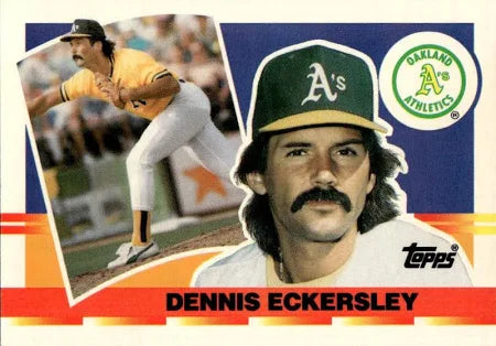 1990 Topps Dennis Lee Eckersley Baseball Card #50